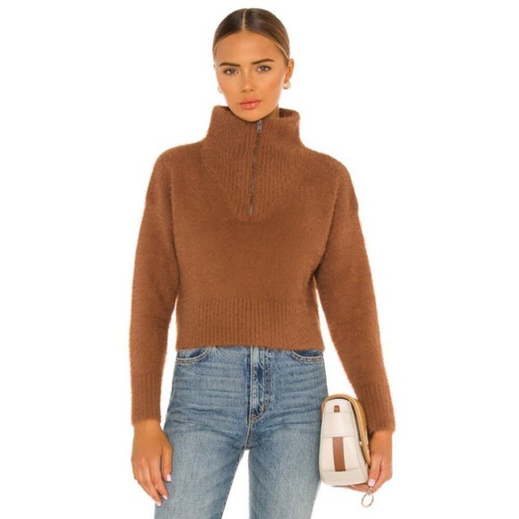 💕CAMILA COELHO💕 Jaelyn Pullover ~ Toffee Brown Medium - Picture 2 of 16